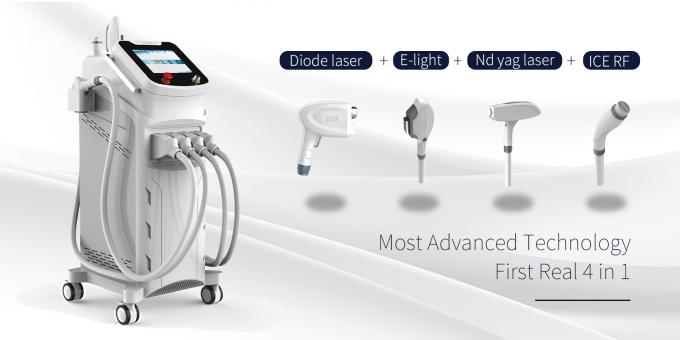 DPL4 4 In 1 Diode Laser Hair Removal Machine Very Easy To Operate Highly Safety