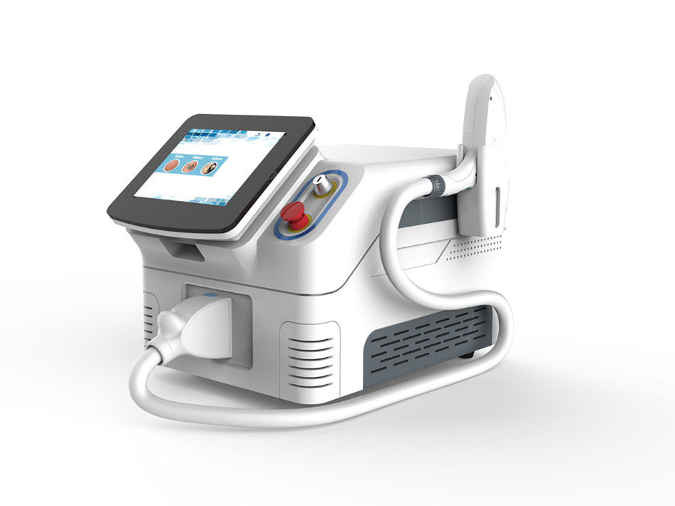 Skin Lightening Q Switched Nd Yag Laser Machine For Facial Beauty Two Head