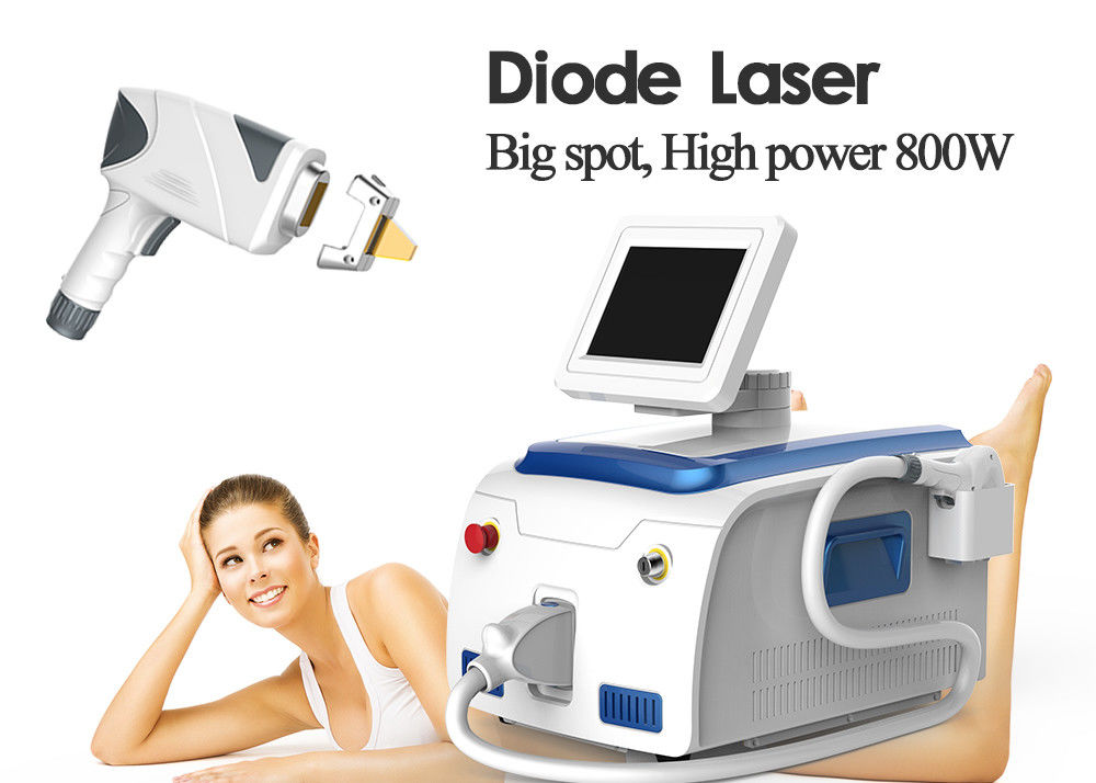 Salon Equipment Medical Laser Hair Removal Machines Big Spot Size 800W