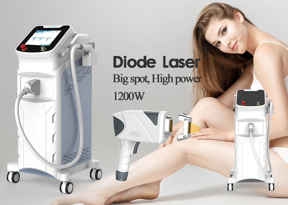 755nm 808nm 1064nm Diode Laser Hair Removal Machine 1200W High Power