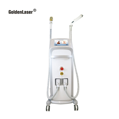 2 In 1 808nm Diode Laser Nd Yag Laser Hair Removal Multifunctional Beauty Equipment GoldenLaser