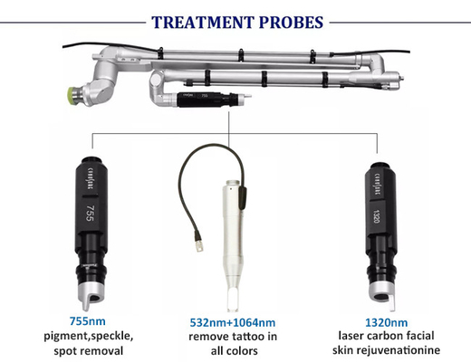 532nm 1064nm Picosecond Laser Machine Portable  Tattoo Removal Laser Equipment