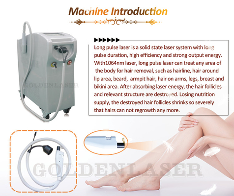 Portable Alexandrite And Diode Laser 755nm Nd Yag 1064nm Laser Hair Removal Machine