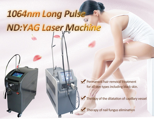 100J Alexandrite 755 Nm 1064 Nm Long Pulse Nd Yag Laser Hair Removal Professional Machine