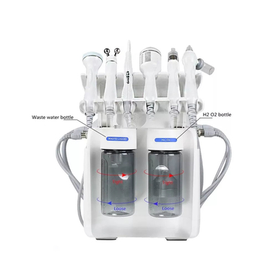 Facial Cleaning Machine 6 In 1 Oxygens H2O2 Small Bubble Facial Machine