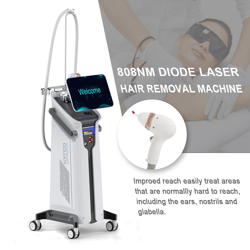 CE 3 Wavelength Laser Hair Removal 600w Beauty 755nm 808nm 1064nm Diode Laser Equipment