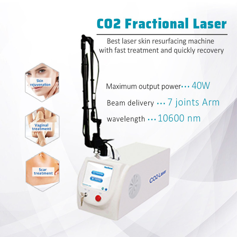 Portable Laser Skin Resurfacing Vaginal Tightening Fractional Co2 Laser Machine