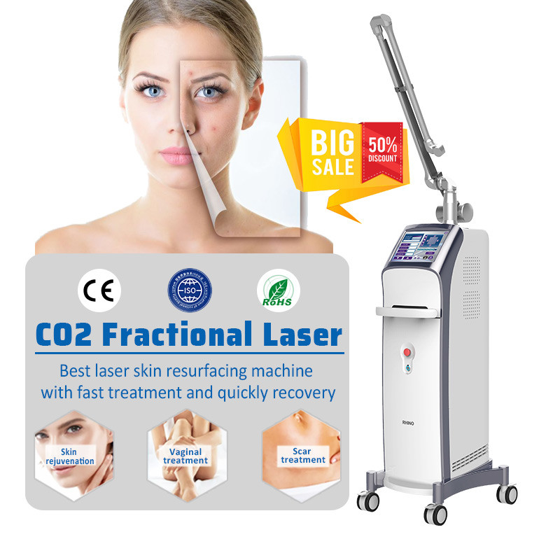 Air Cooling Touch Screen Co2 Fractional Laser Machine Acne Treatment