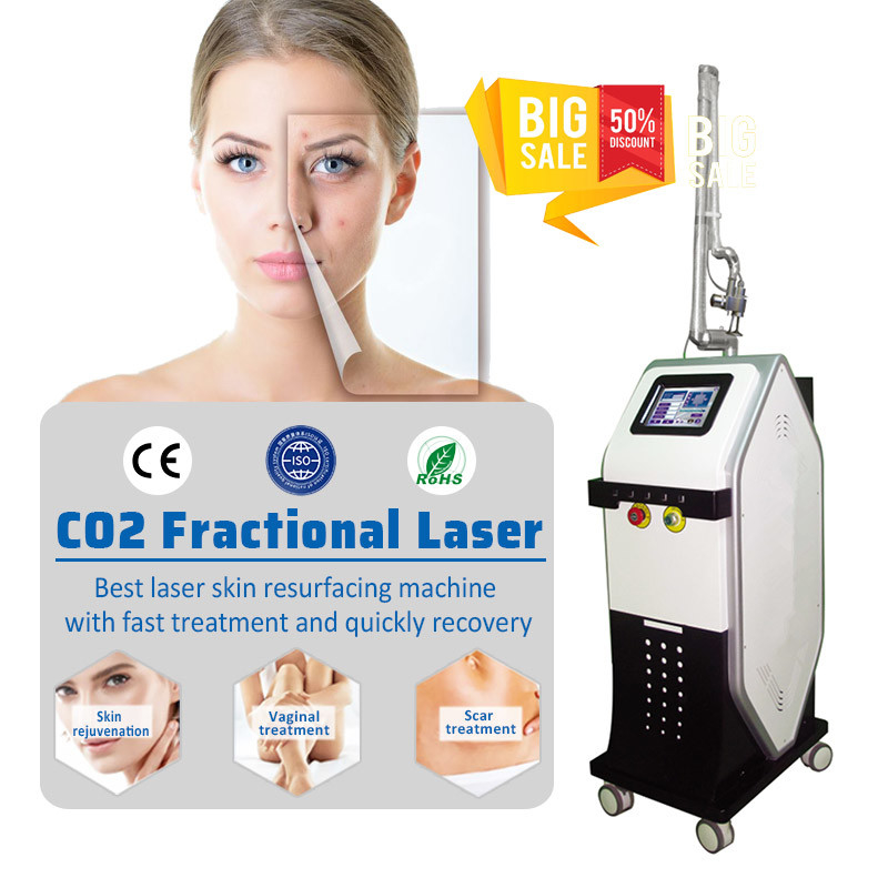 Air Cooled Fractional Laser 40W/60W Co2 Machine Acne Scar Removal